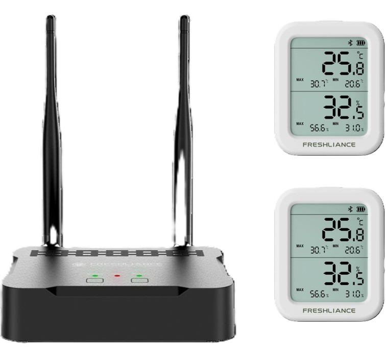 Bluetag TH30R-2 Starter Kit 5°C with 2 Sensors