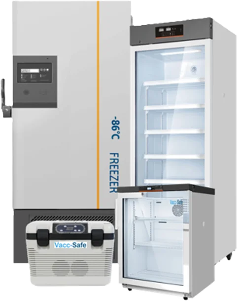 New VaccSafe fridge and freezer products